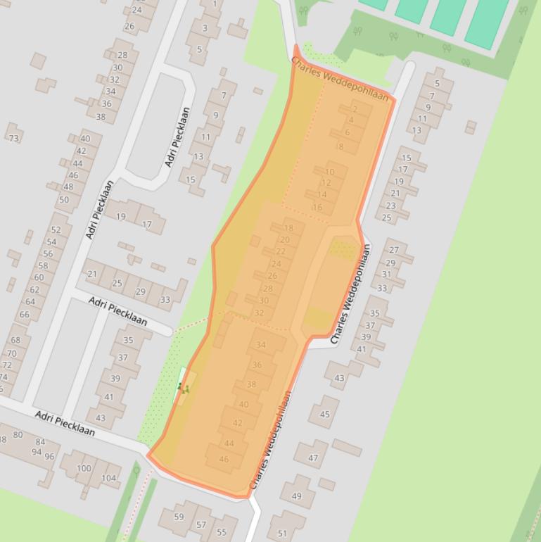 Kaart van postcodegebied 3739LE.