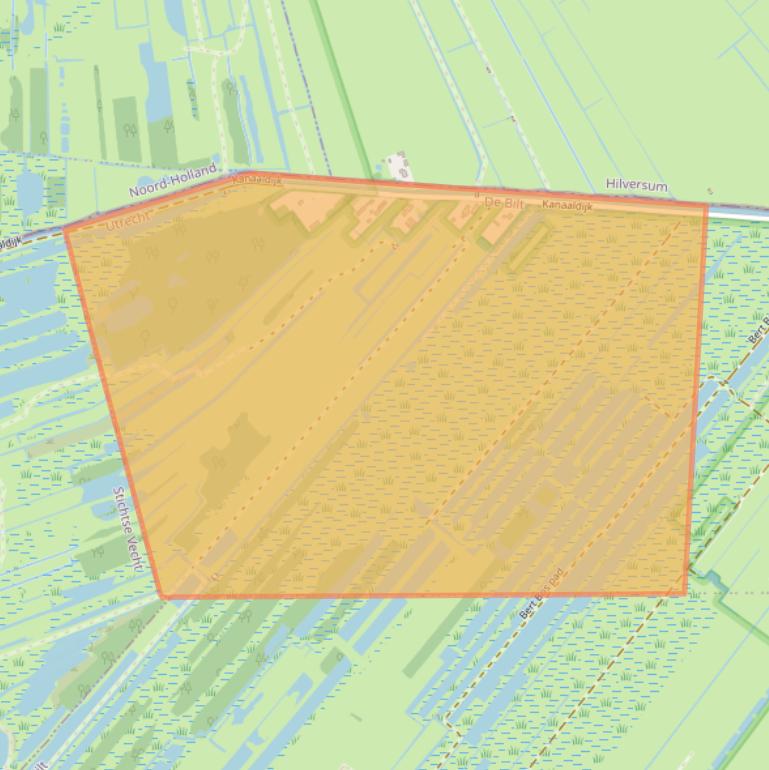 Kaart van postcodegebied 3739ND.