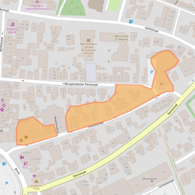 Kaart van postcodegebied 3741AC.