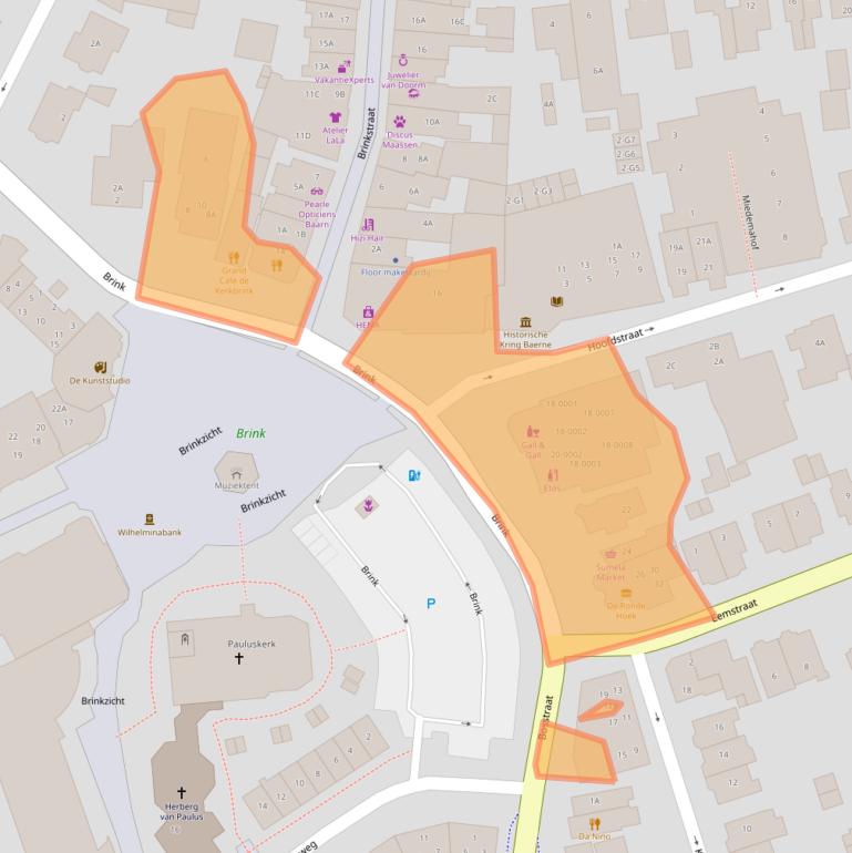 Kaart van postcodegebied 3741AL.