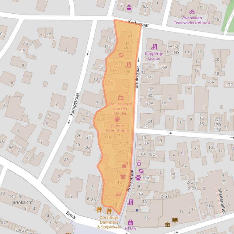 Kaart van postcodegebied 3741AM.