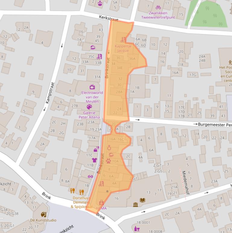 Kaart van postcodegebied 3741AN.