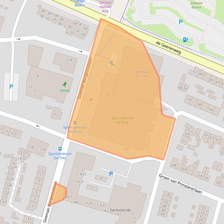 Kaart van postcodegebied 3741CR.