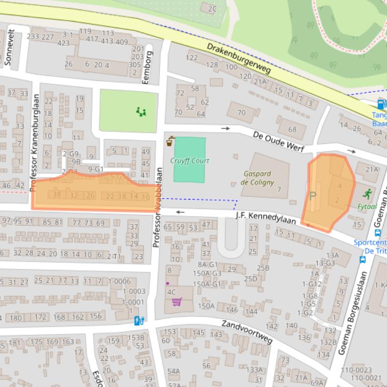 Kaart van postcodegebied 3741EE.