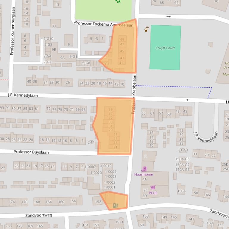 Kaart van postcodegebied 3741EM.