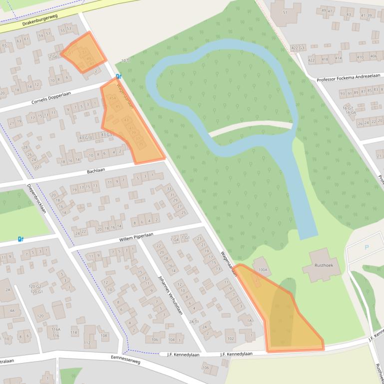 Kaart van postcodegebied 3741GE.