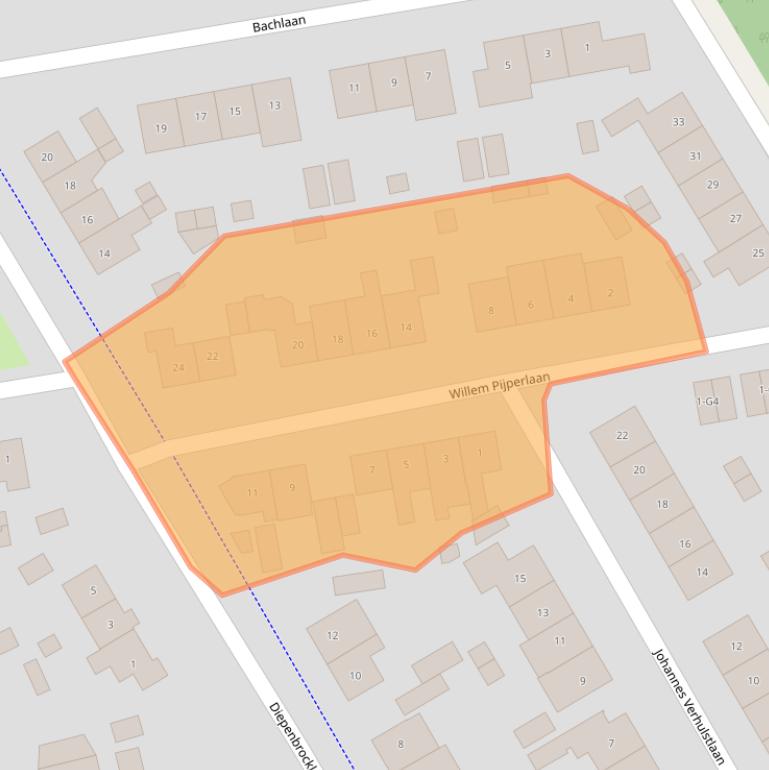 Kaart van postcodegebied 3741GH.