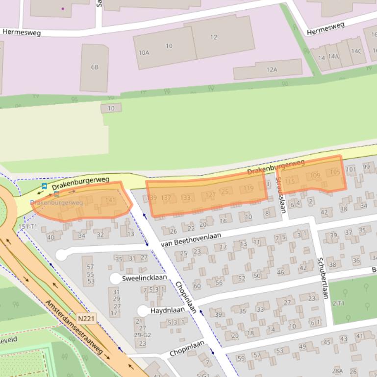 Kaart van postcodegebied 3741GM.