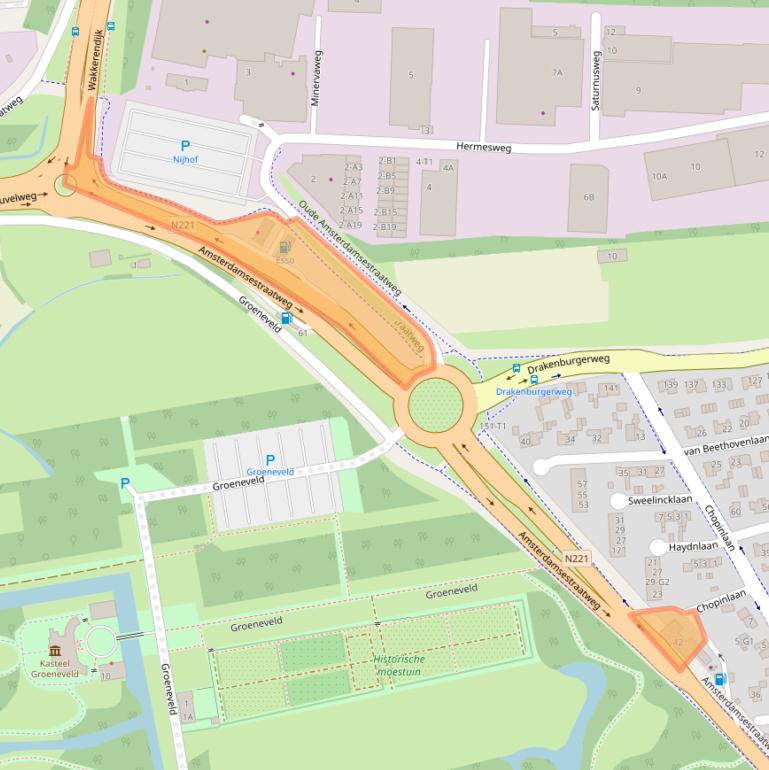 Kaart van postcodegebied 3741GS.