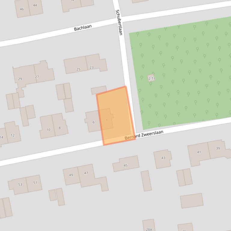 Kaart van postcodegebied 3741HB.