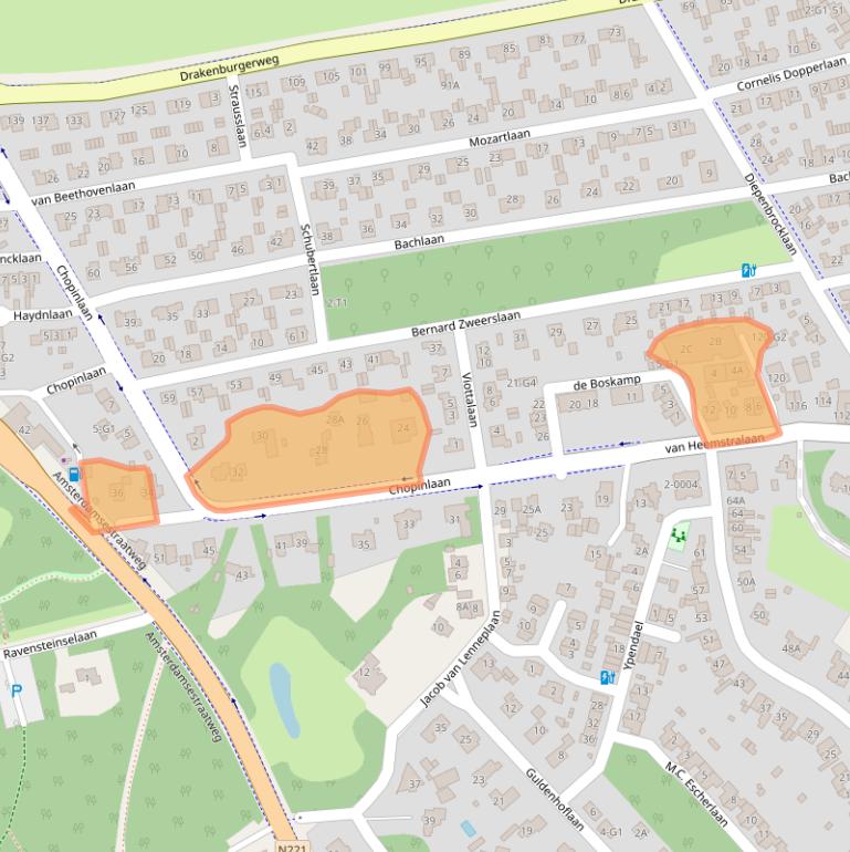 Kaart van postcodegebied 3741HH.