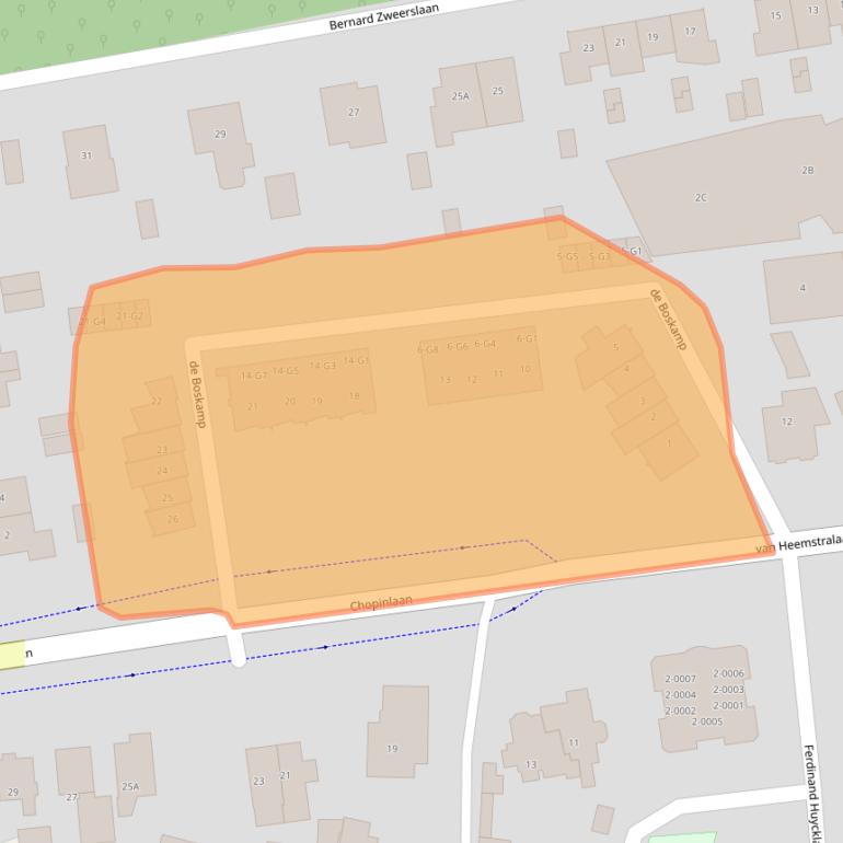 Kaart van postcodegebied 3741HJ.