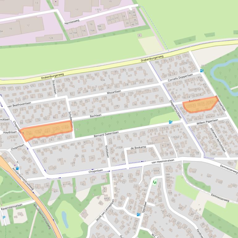 Kaart van postcodegebied 3741HP.