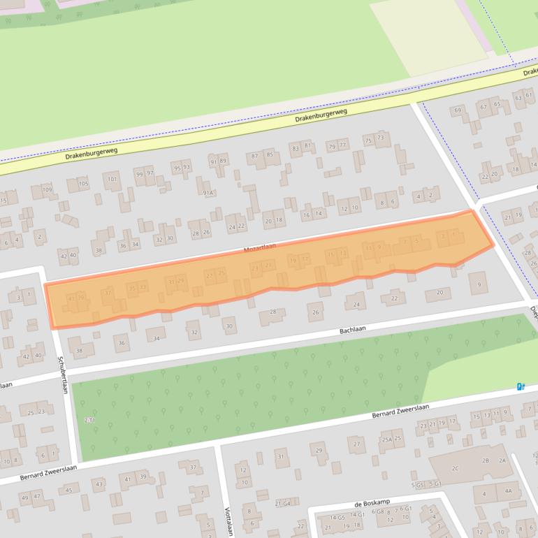 Kaart van postcodegebied 3741HT.