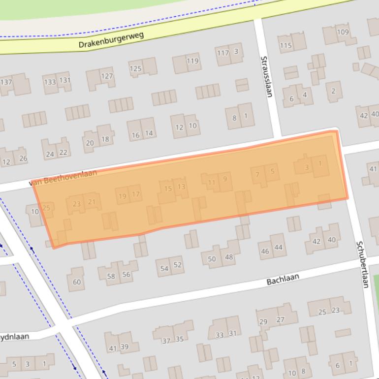 Kaart van postcodegebied 3741HW.