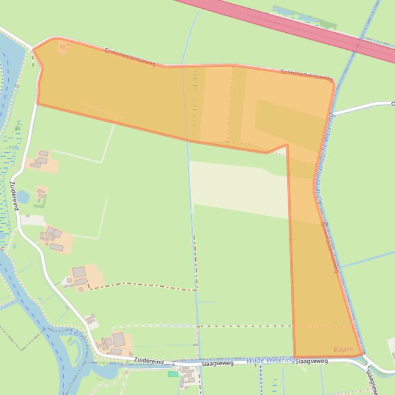 Kaart van postcodegebied 3741LH.