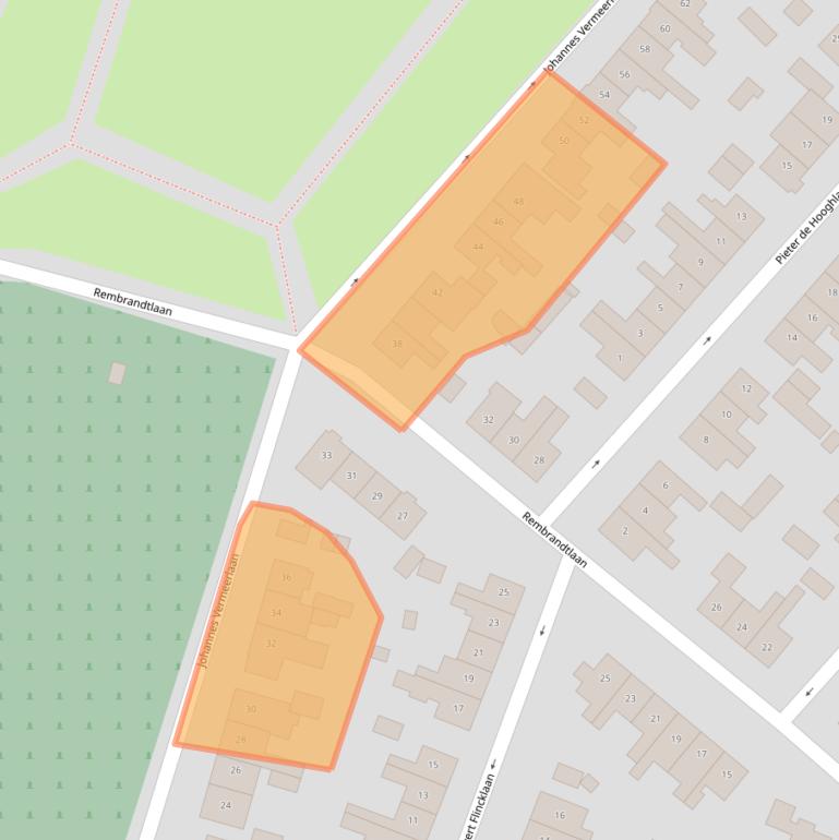 Kaart van postcodegebied 3741PR.