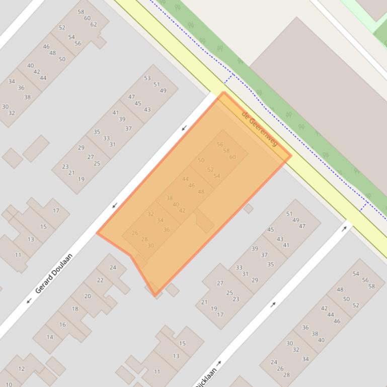 Kaart van postcodegebied 3741RJ.