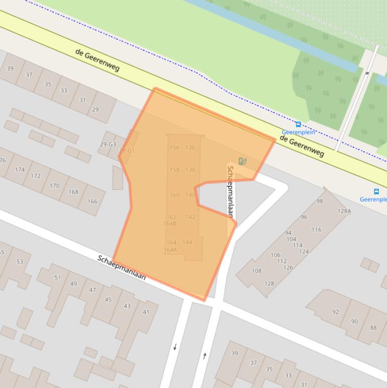 Kaart van postcodegebied 3741VG.