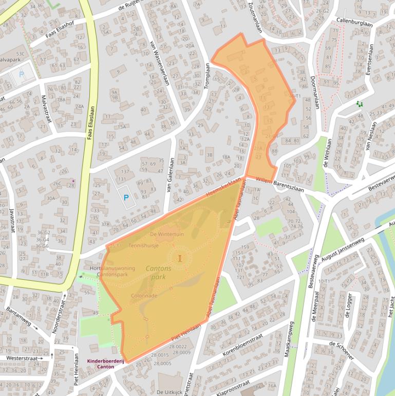 Kaart van postcodegebied 3742AK.