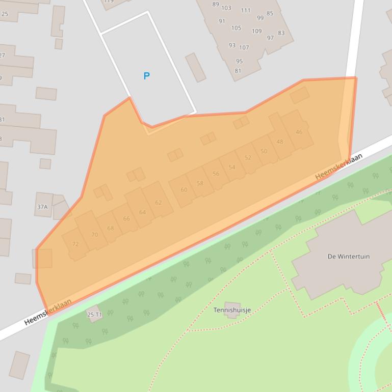 Kaart van postcodegebied 3742AM.