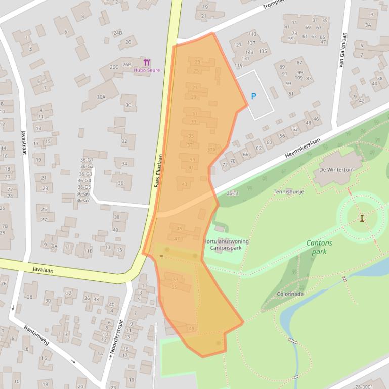 Kaart van postcodegebied 3742AS.