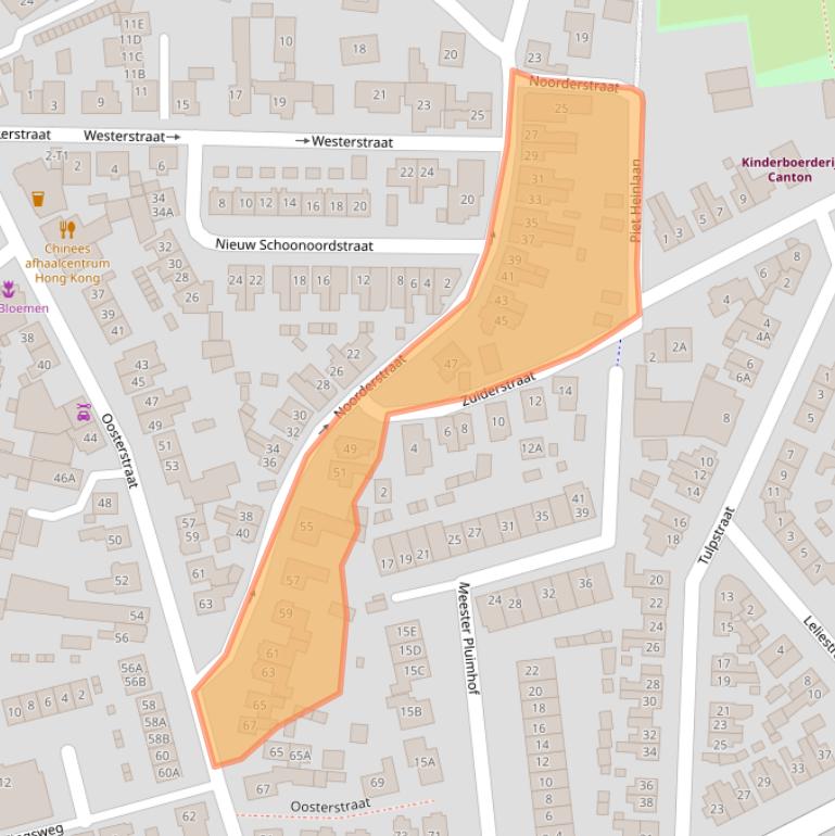 Kaart van postcodegebied 3742BB.