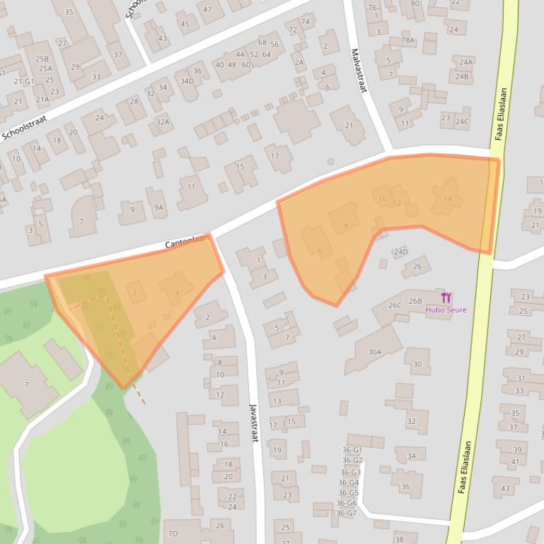 Kaart van postcodegebied 3742CJ.