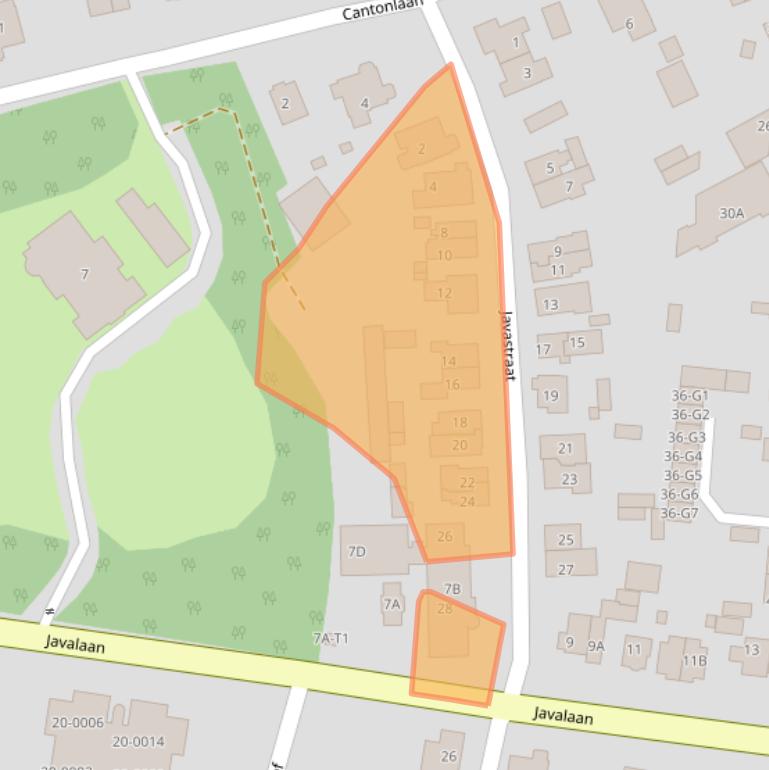 Kaart van postcodegebied 3742CM.