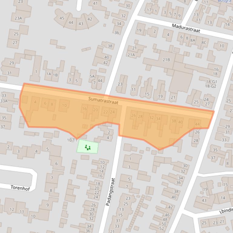 Kaart van postcodegebied 3742CW.