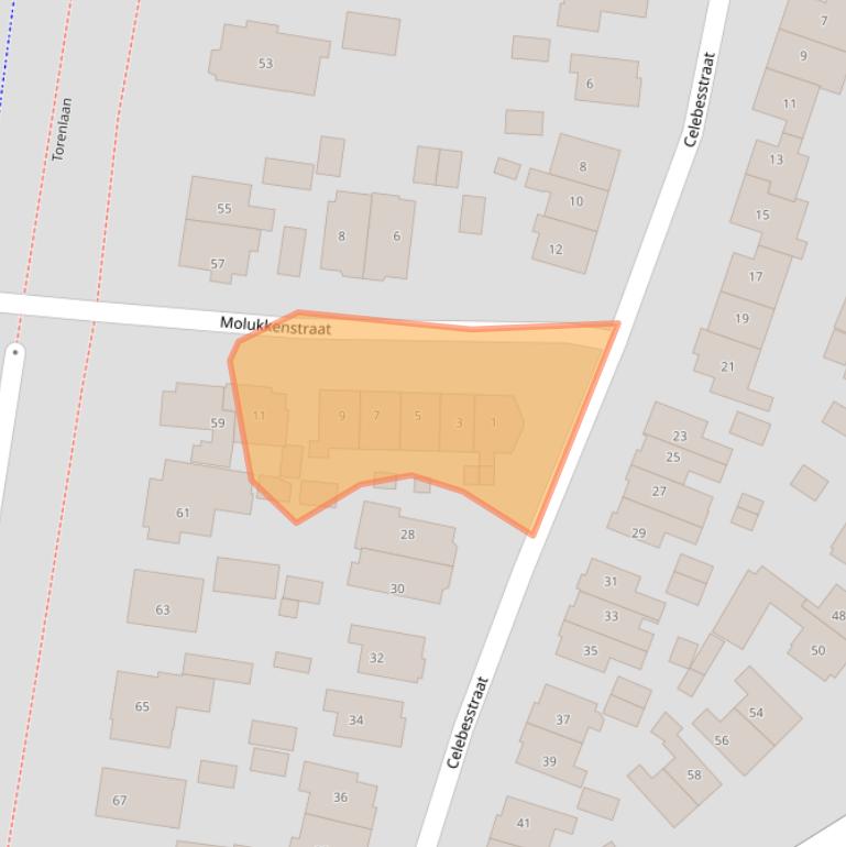 Kaart van postcodegebied 3742DE.