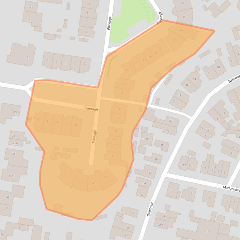 Kaart van postcodegebied 3742DM.