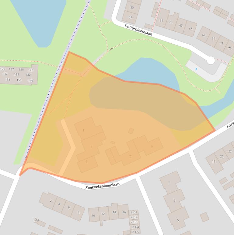 Kaart van postcodegebied 3742EJ.