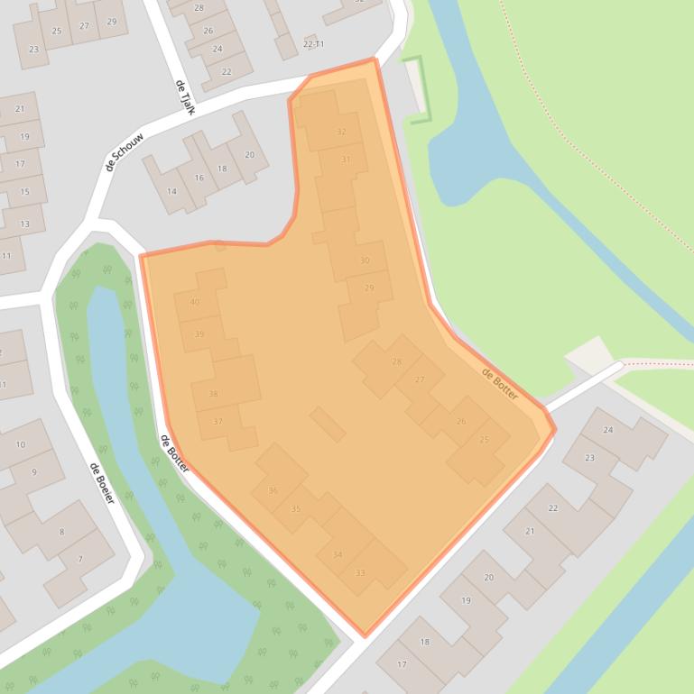 Kaart van postcodegebied 3742GC.