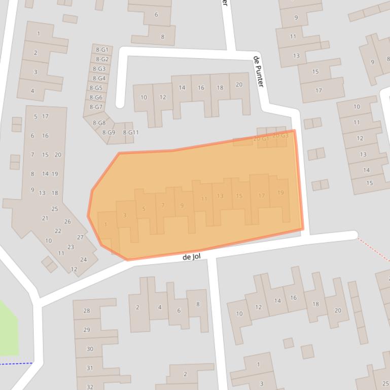 Kaart van postcodegebied 3742GK.