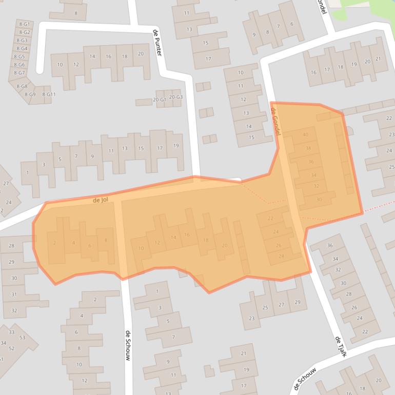 Kaart van postcodegebied 3742GL.