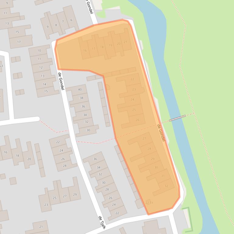 Kaart van postcodegebied 3742GN.