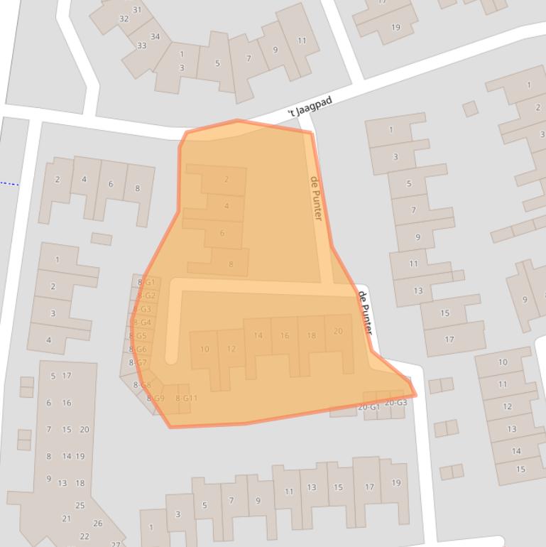 Kaart van postcodegebied 3742GR.