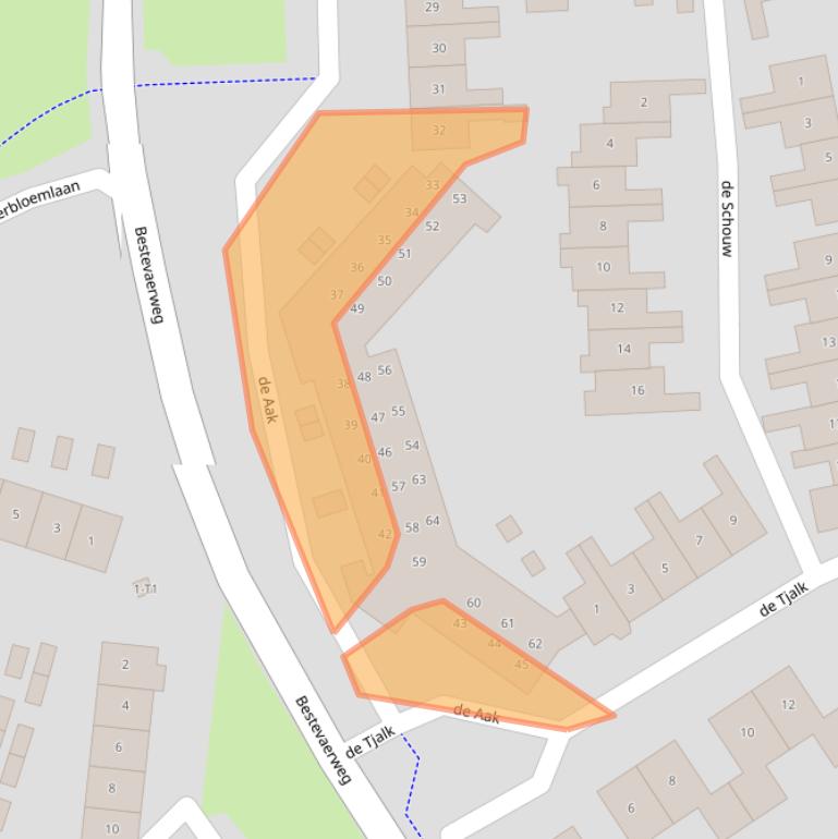 Kaart van postcodegebied 3742GV.