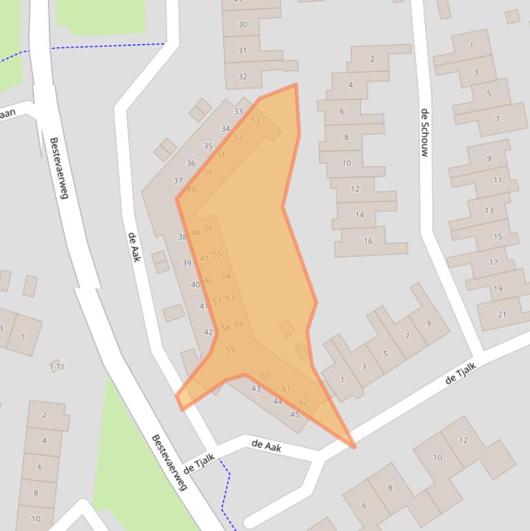 Kaart van postcodegebied 3742GW.