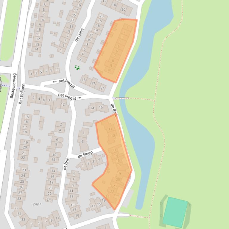 Kaart van postcodegebied 3742HC.