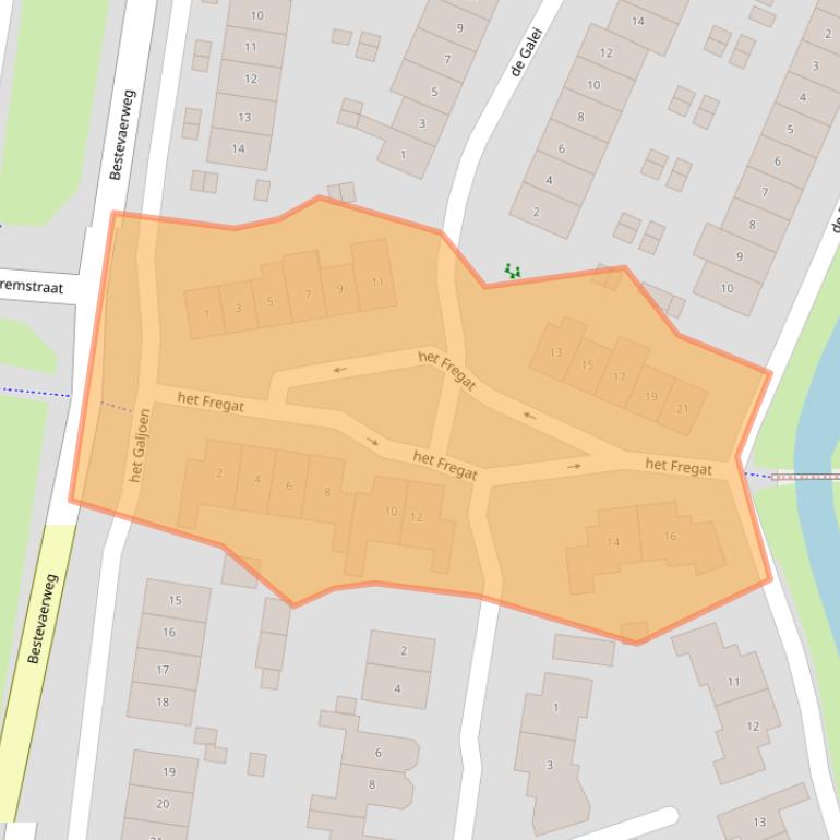 Kaart van postcodegebied 3742HG.