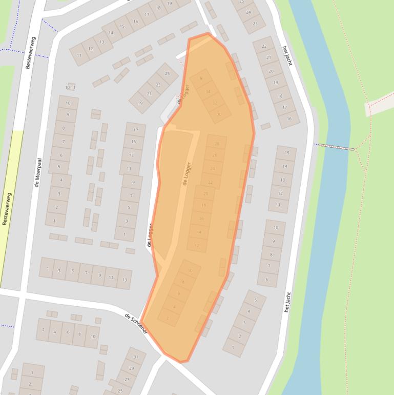 Kaart van postcodegebied 3742HN.