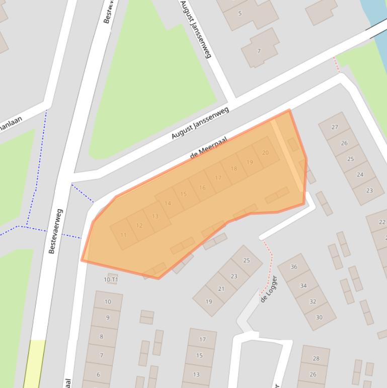 Kaart van postcodegebied 3742HS.