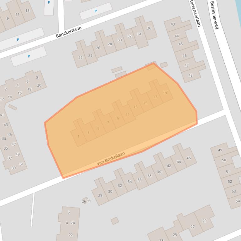 Kaart van postcodegebied 3742MX.