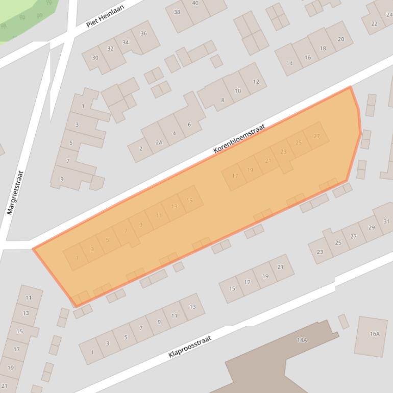 Kaart van postcodegebied 3742RT.