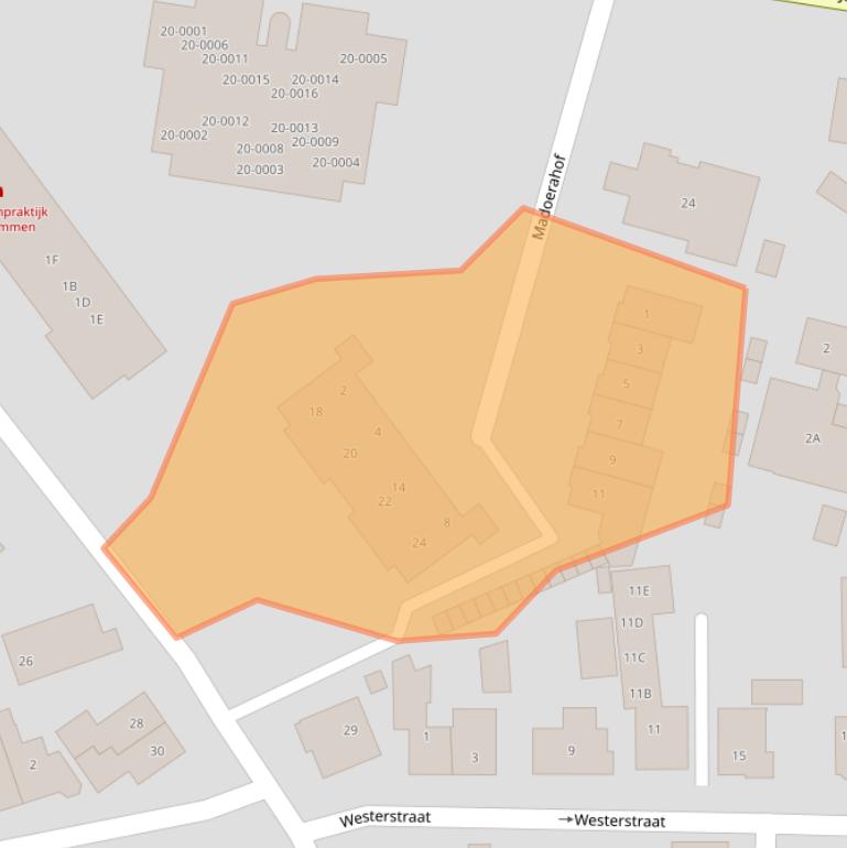 Kaart van postcodegebied 3742SH.