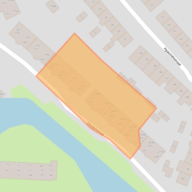 Kaart van postcodegebied 3742SR.