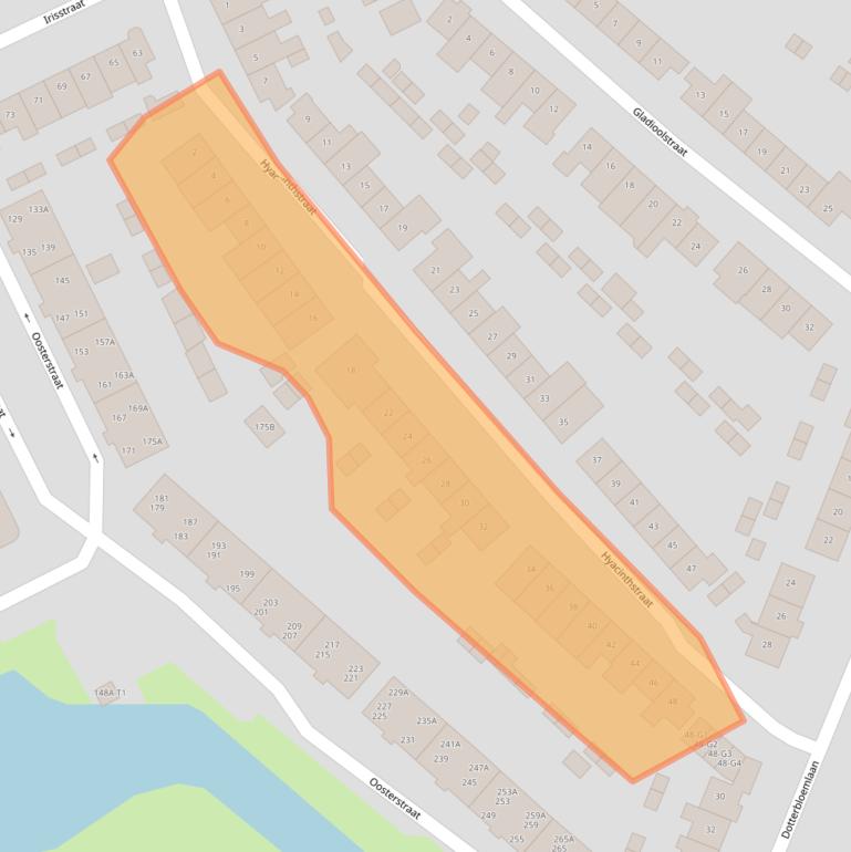 Kaart van postcodegebied 3742TB.