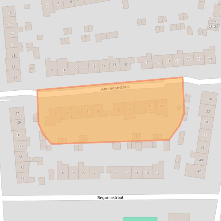 Kaart van postcodegebied 3742TJ.